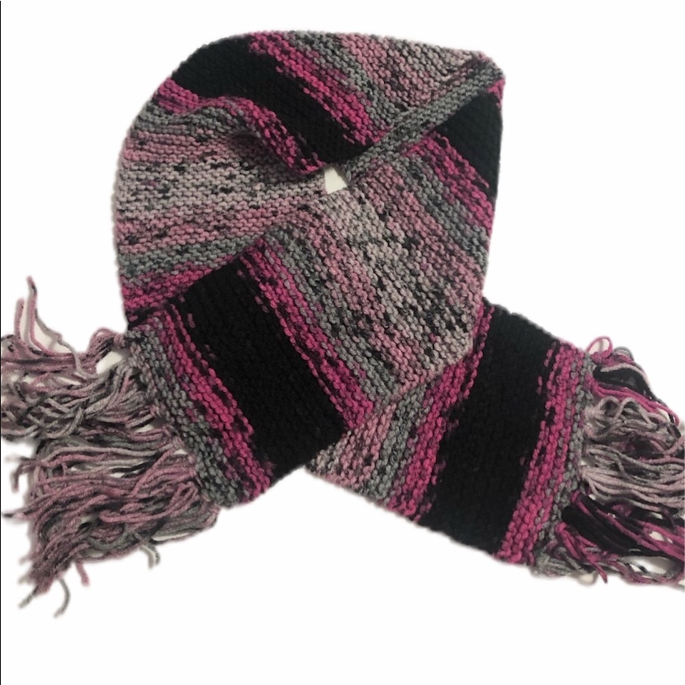 Small Colorful Knitted Scarf